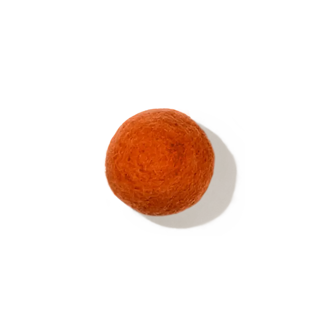 Lovevery Play Kits Felt Ball Set Filzbälle Orange