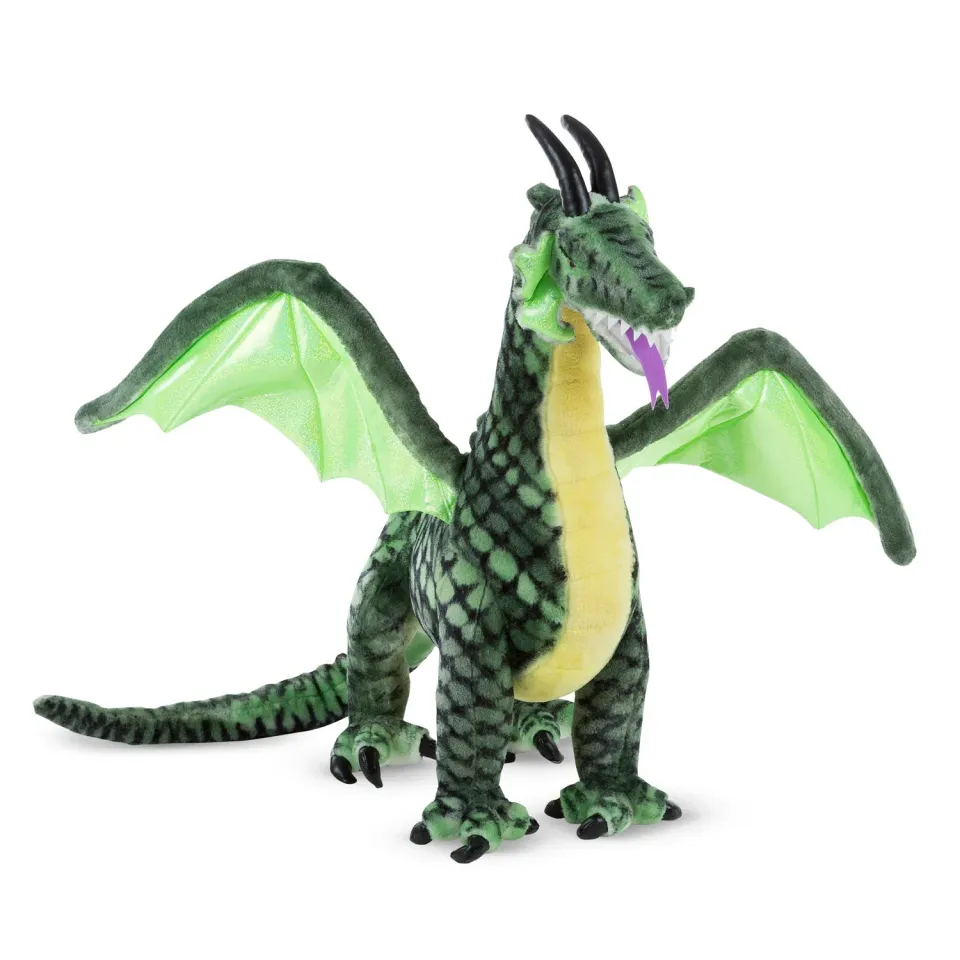 Melissa and Doug Drache Plüschtier XXL Geflügelt Grün