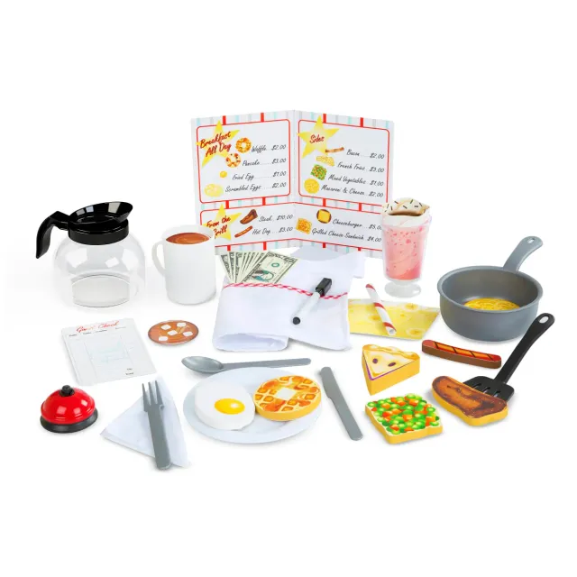 Melissa & Doug Star Diner Restaurant Spielset 41-teilig