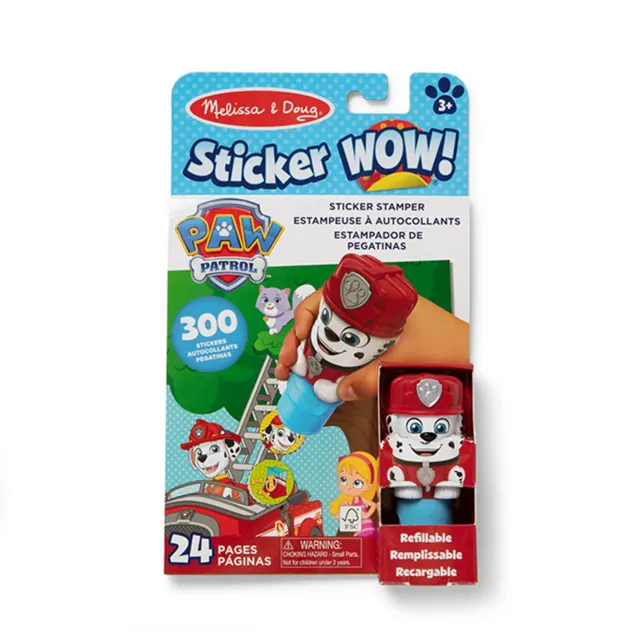 Melissa & Doug Sticker WOW Marshall Stickerbuch 24 Seiten