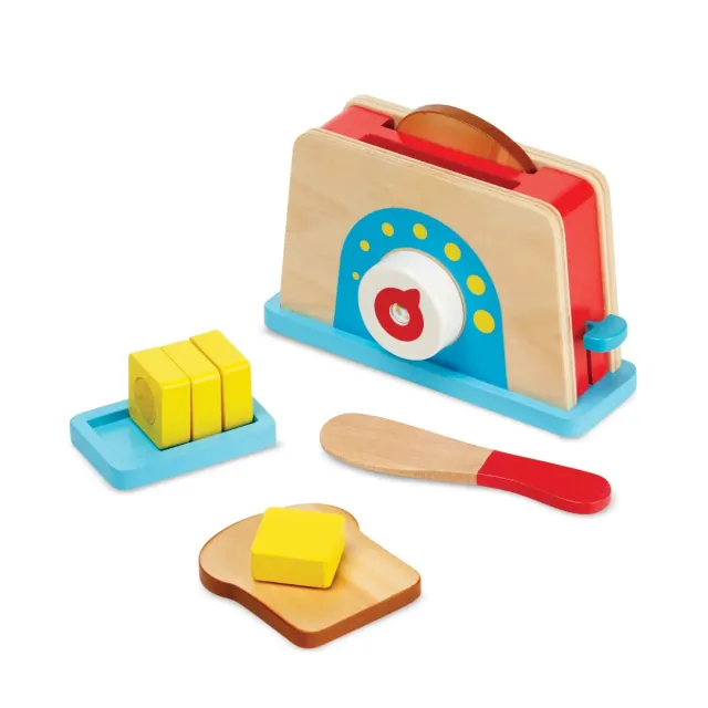 Melissa & Doug Bread & Butter Toast Spielset Holz ab 3 Jahren