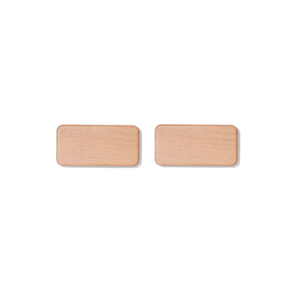 Lovevery Wood Sensory Tile Fühlplättchen 2er Holz