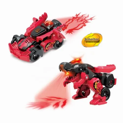 VTech Switch and Go Dinos Blaze the T-Rex Dino-Auto schwarz-rot