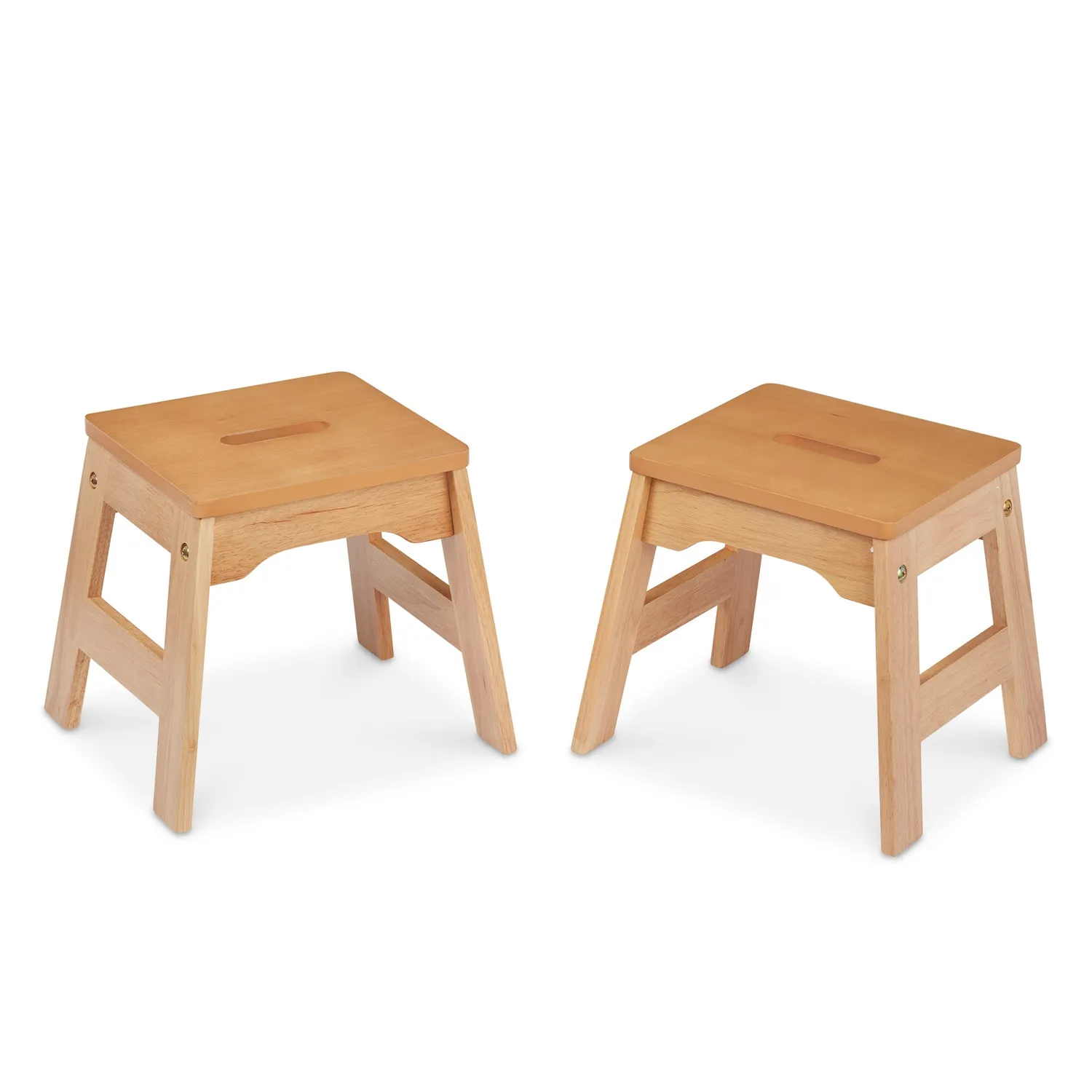 Melissa & Doug Wooden Stools Kinderhocker Holz 2er Set