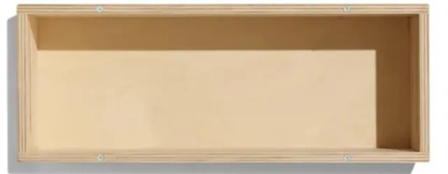 Lovevery Block Set Wooden Box Carton Aufbewahrungsbox Holz