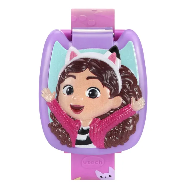 VTech Gabbys Dollhouse Lernuhr mit 4 Spielen und Stimme