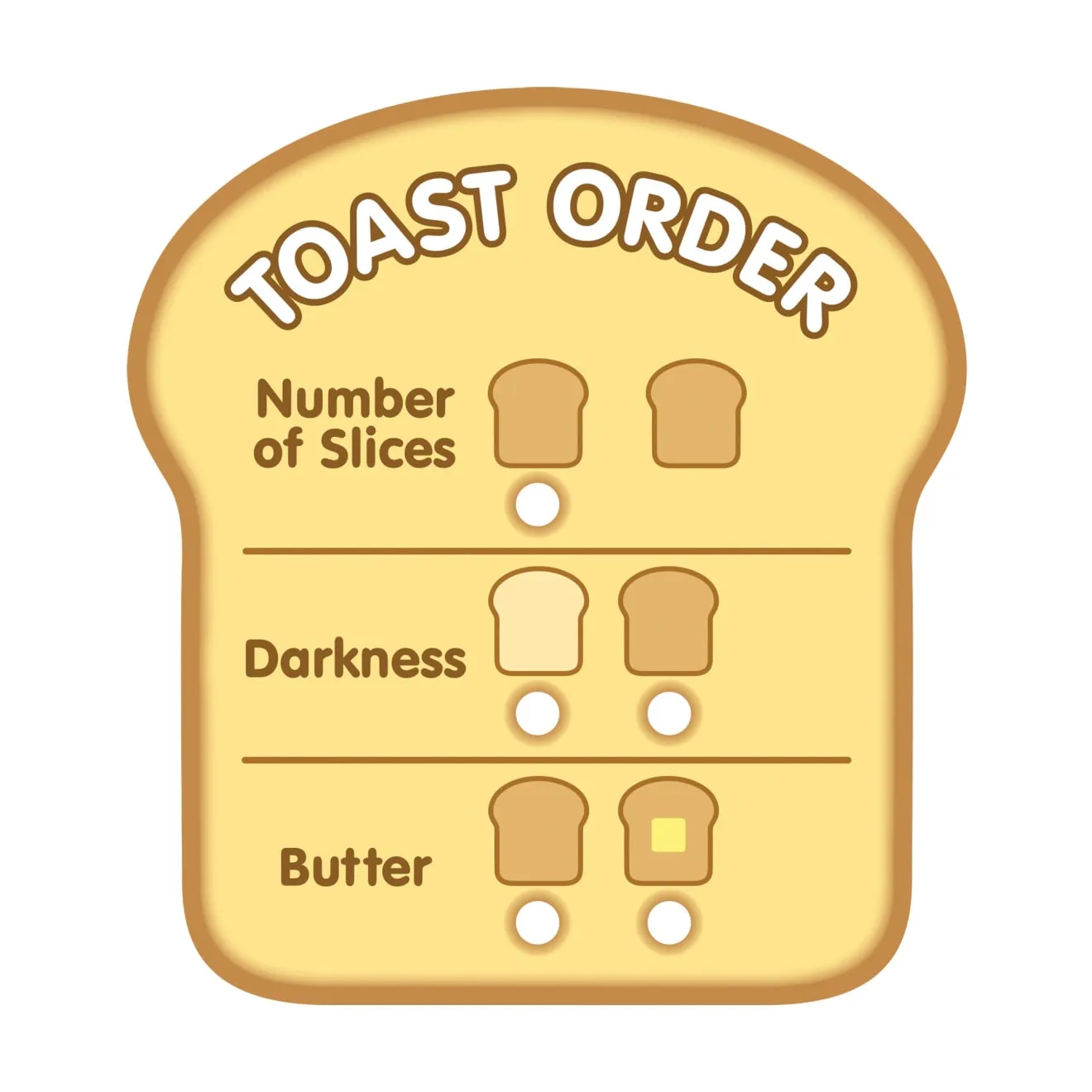 Melissa & Doug Bread & Butter Toast Spielset Holz ab 3 Jahren
