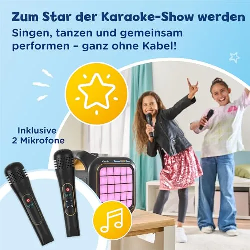 VTech Karaoke Light Party Bluetooth 2 Mikrofone Kinder