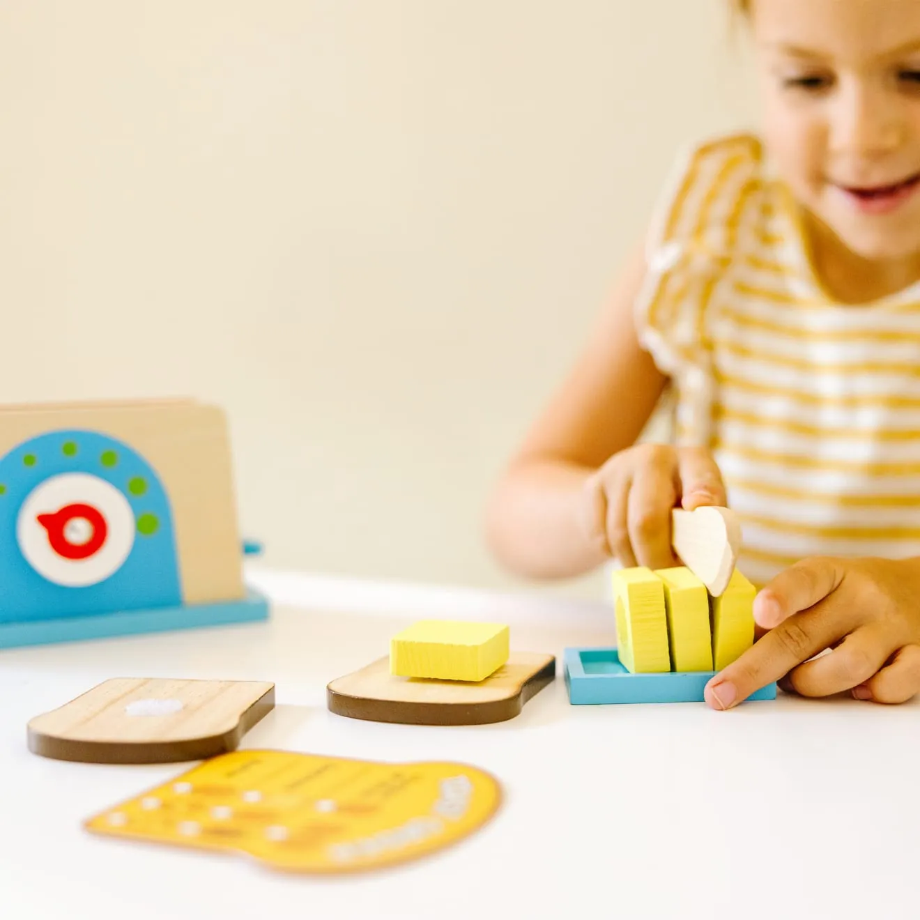 Melissa & Doug Bread & Butter Toast Spielset Holz ab 3 Jahren
