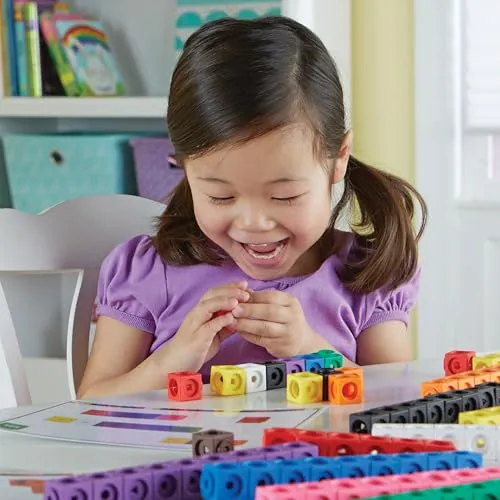 Learning Resources MathLink Steckwürfel 100er ab 5 Jahren