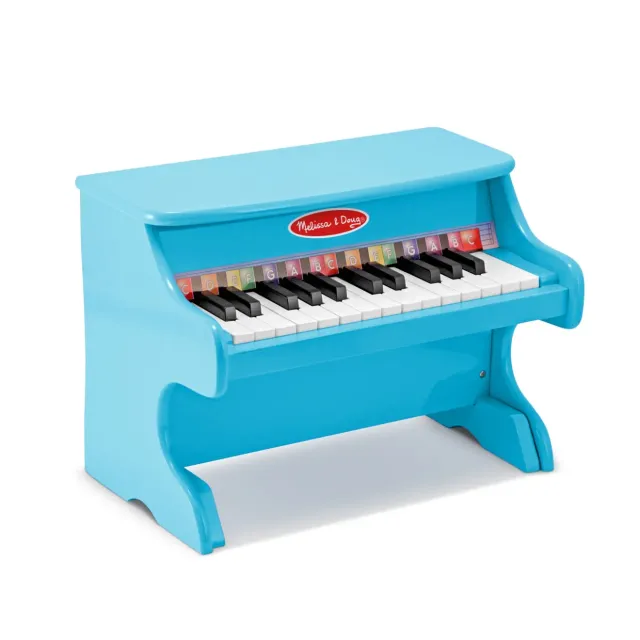 Melissa & Doug Blue Piano Kinderklavier Holz 25 Tasten blau