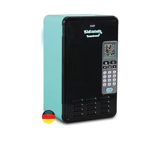 VTech KidiSecrets Traumtresor Kindersafe Lila-Schwarz mit Code