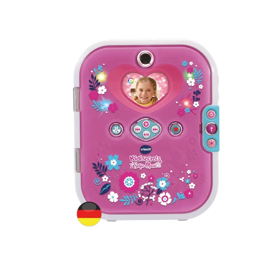 VTech KidiSecrets Selfie Music 2.0 Tagebuch mit Gesichtserkennung