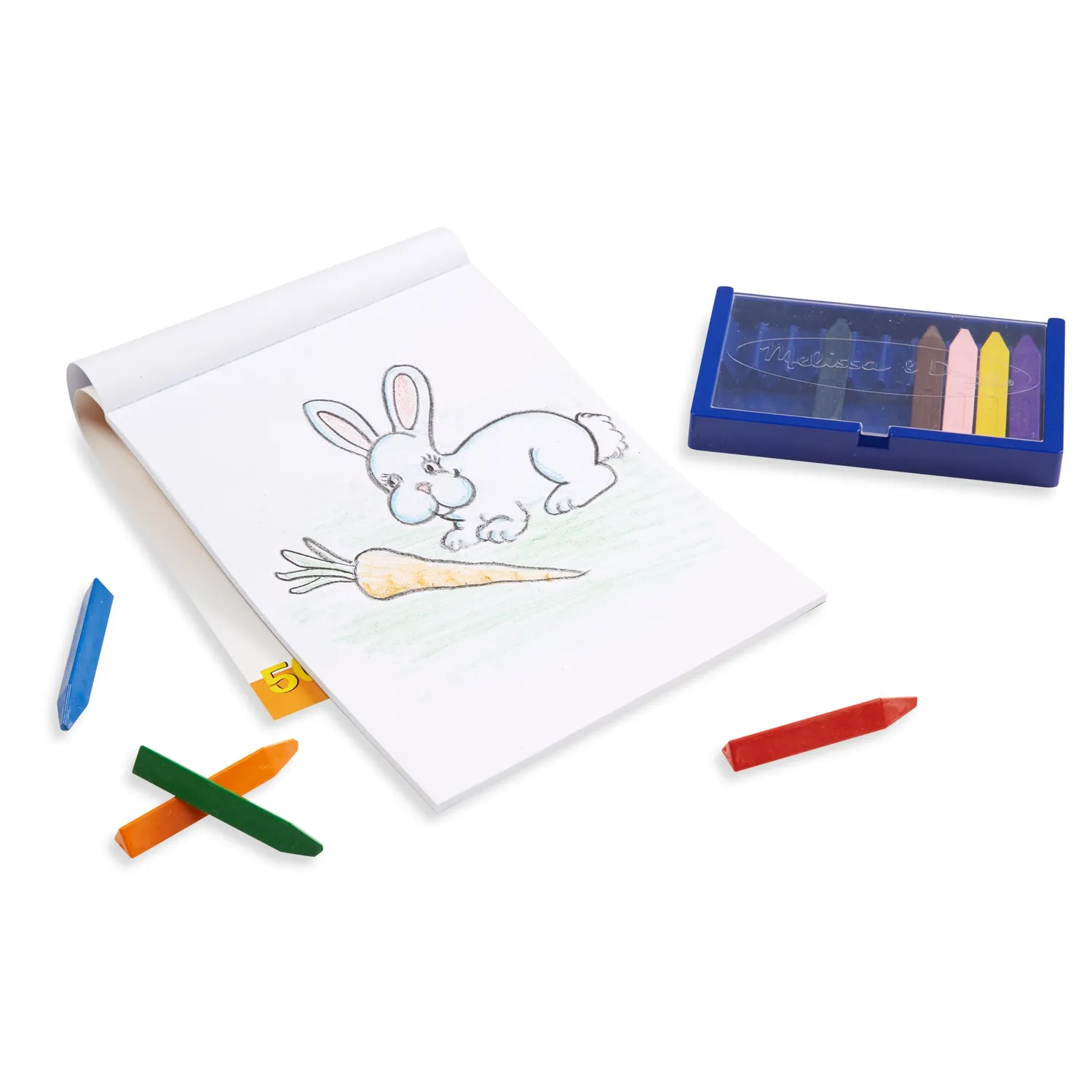Melissa & Doug Drawing Paper Pad Zeichenpapier 50 Blatt 3er-Pack