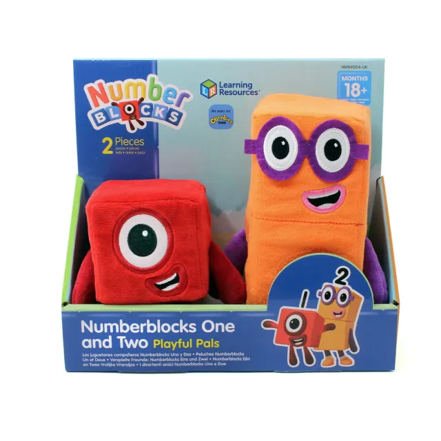 Learning Resources Numberblocks One Two Plüsch 2er-Set