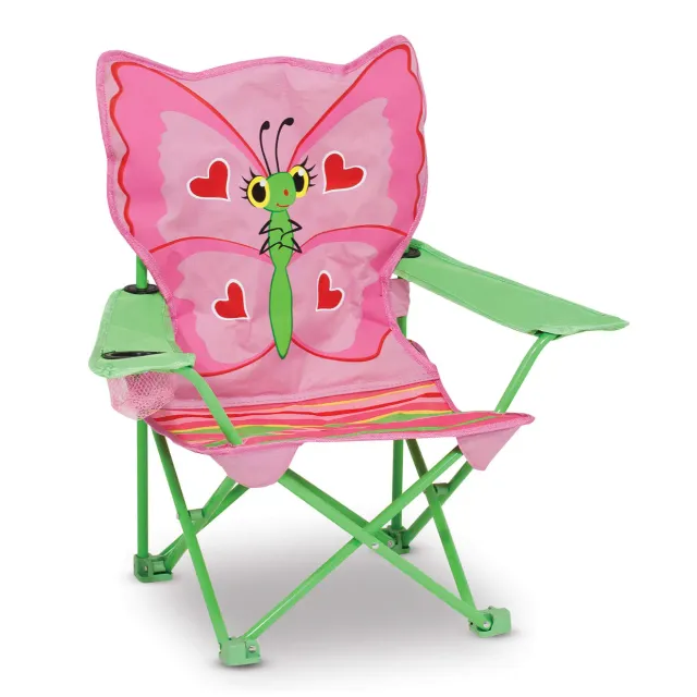 Melissa & Doug Bella Butterfly Kinderstuhl Klappstuhl Outdoor