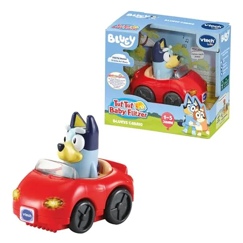 VTech Tut Tut Blueys Cabrio Spielauto mit Musik 1-5 Jahre