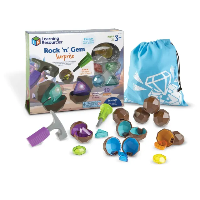 Learning Resources Rock 'n' Gem Lernspiel 2 Geoden ab 3 Jahren