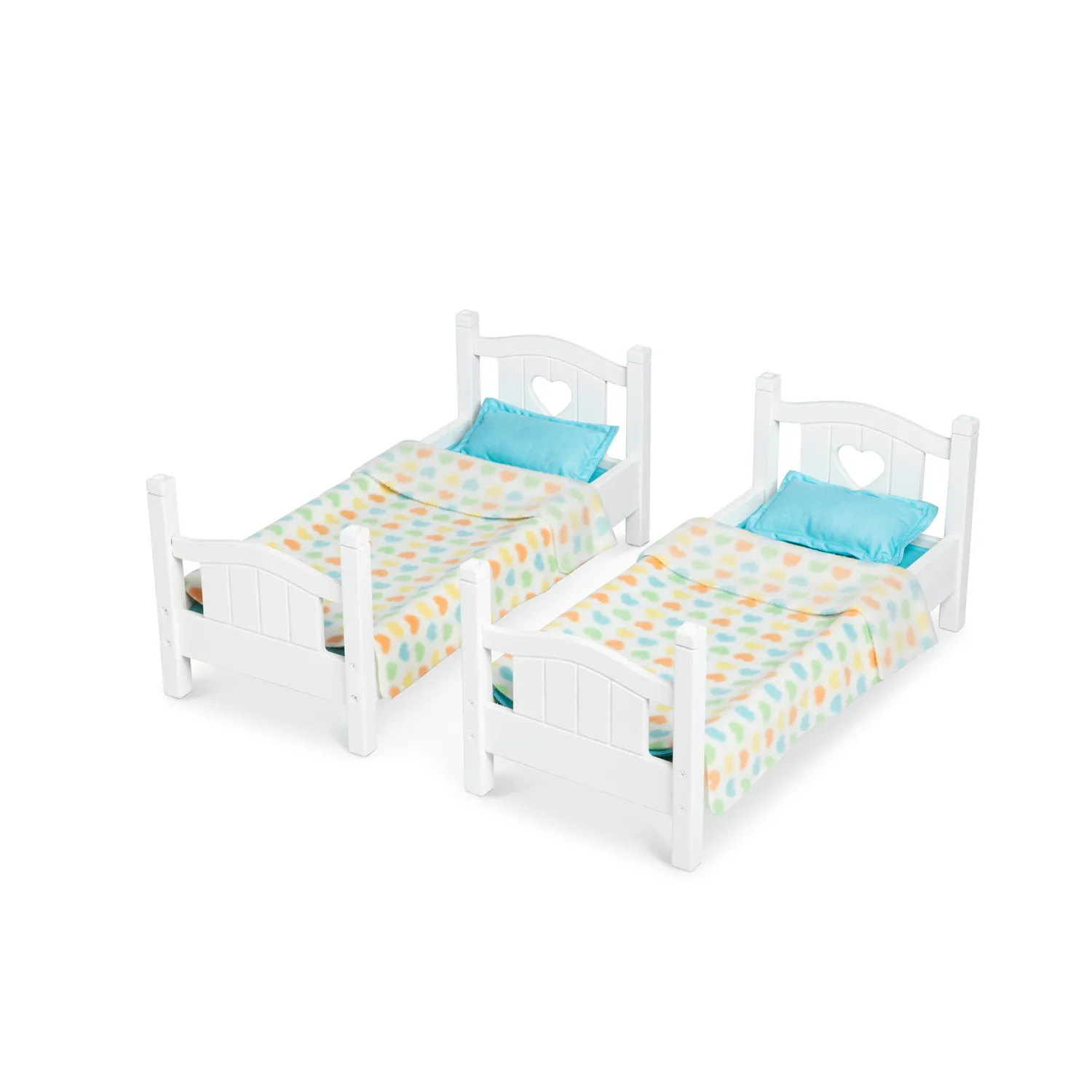 Melissa & Doug Mine to Love Puppen Etagenbett Holz weiß