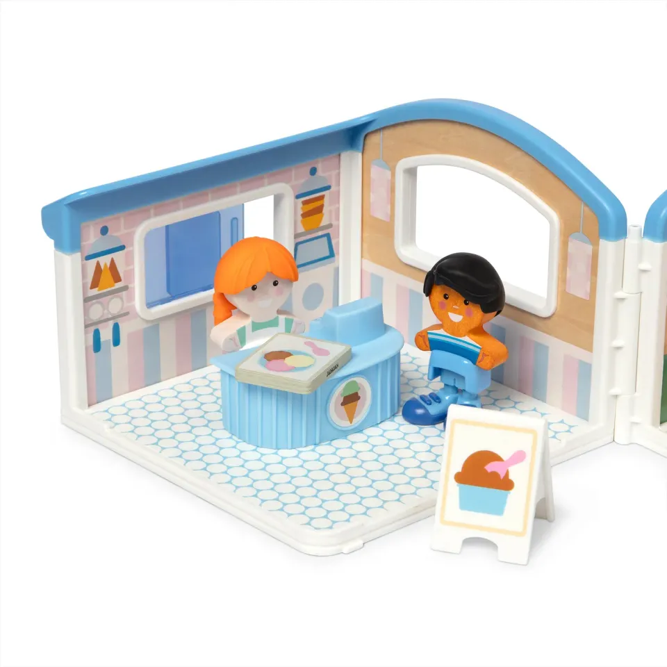 Melissa & Doug Cheery Lane Eis Pizza Puppenhaus 12-tlg