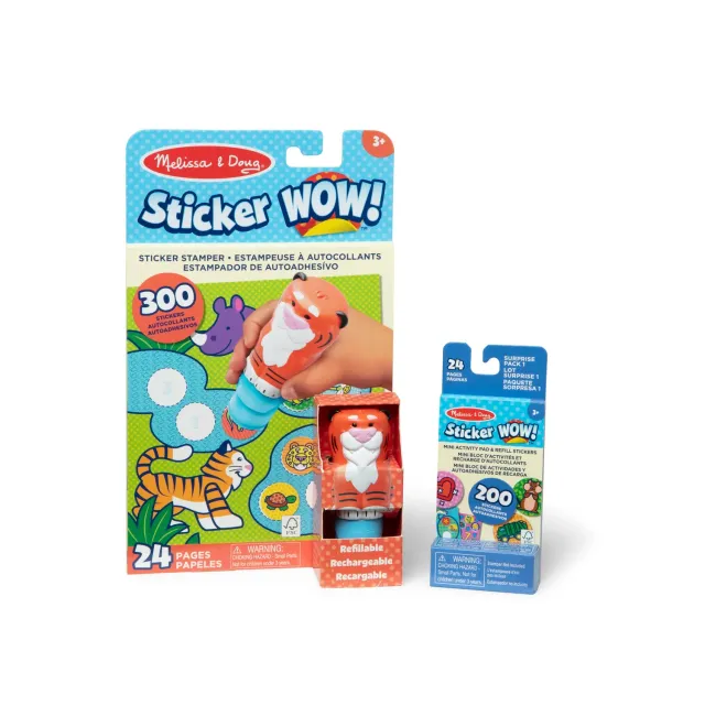 Melissa & Doug Sticker WOW Tiger Sticker-Set 500-tlg ab 3 Jahre