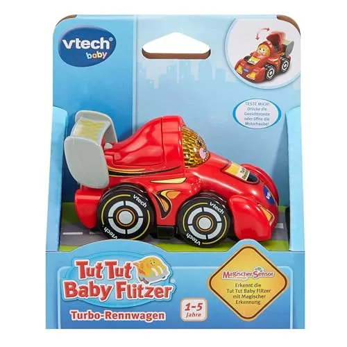 VTech Tut Tut Baby Flitzer Turbo-Rennwagen Spielzeugauto 1-5 Jahre