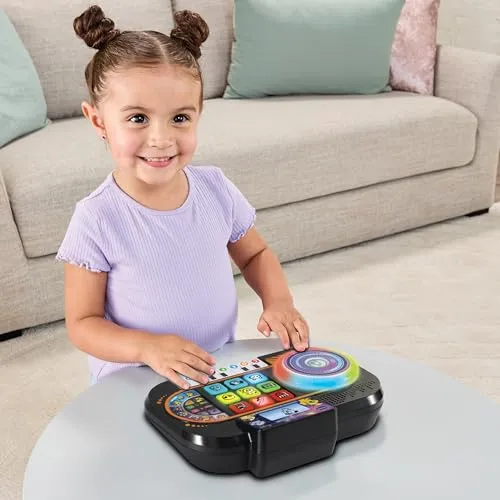 VTech Mini-Mischpult DJ-Pult Turntable für Kinder 3-7