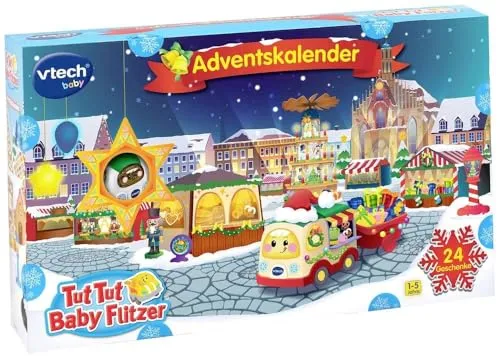 VTech Tut Tut Baby Flitzer Adventskalender 25-teilig Weihnachten