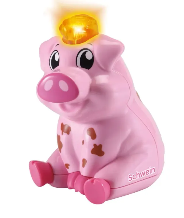 VTech Tip Tap Baby Tiere Schwein Spielfigur mit Licht