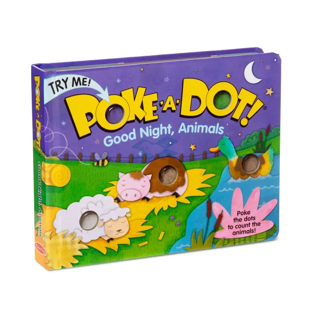 Melissa & Doug Poke-a-Dot Good Night Animals Bilderbuch