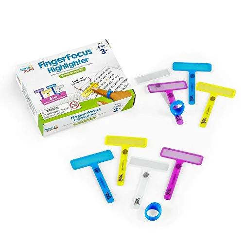 Learning Resources FingerFocus Highlighter Lesehilfe Gruppensatz