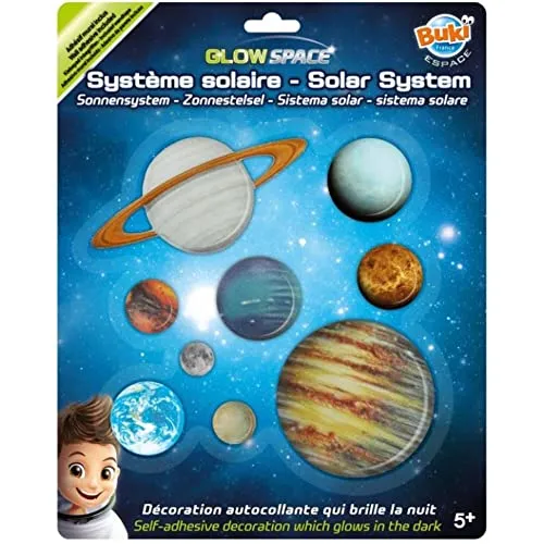 Buki Sonnensystem 3DF10 Leuchtsterne phosphoreszierend
