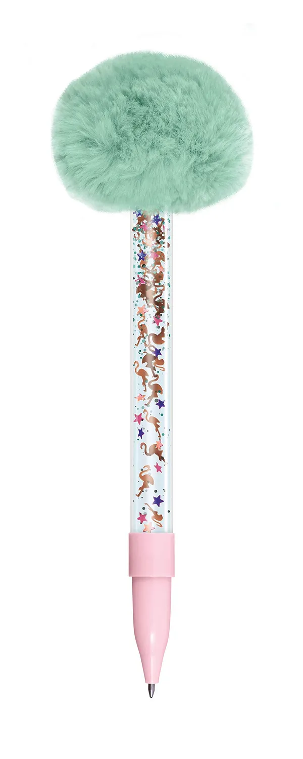 Buki Be Teens DIY-Stift Flamingo Bastelset mit Bommel