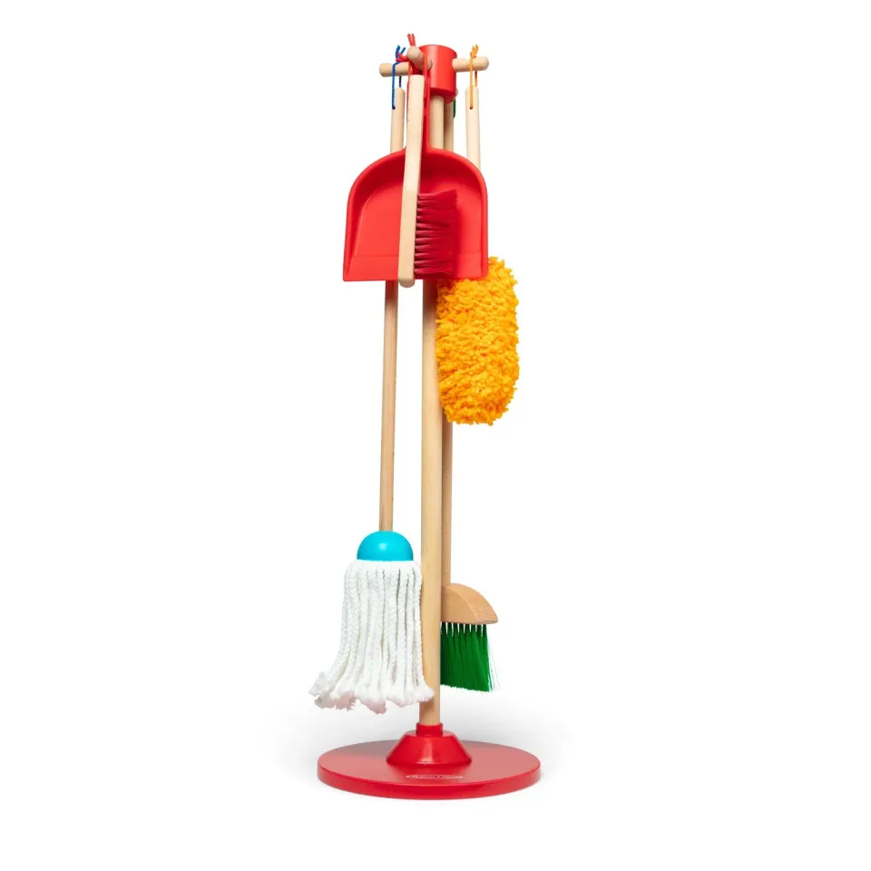 Melissa & Doug Dust Sweep Mop Kinder Kehrset 6-teilig