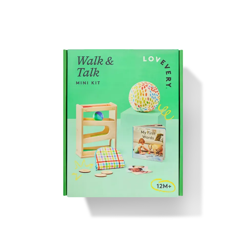 Lovevery Walk & Talk Mini Kit Lernspiel Kleinkind