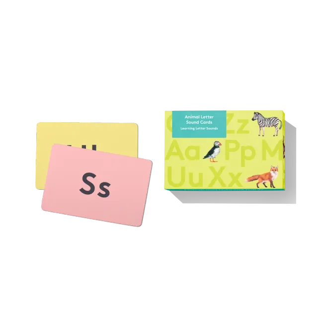 Lovevery Maths Skill Set Animal Letter Sound Lernkarten Tiere