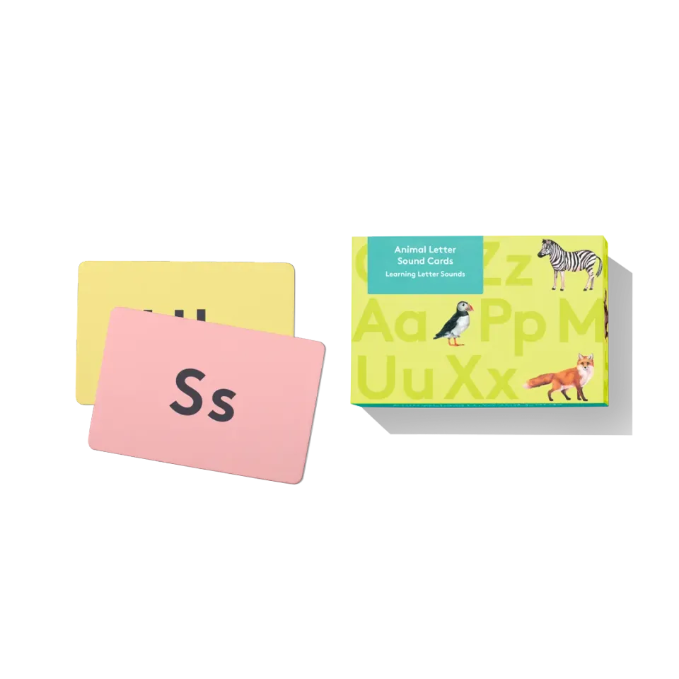 Lovevery Maths Skill Set Animal Letter Sound Lernkarten Tiere