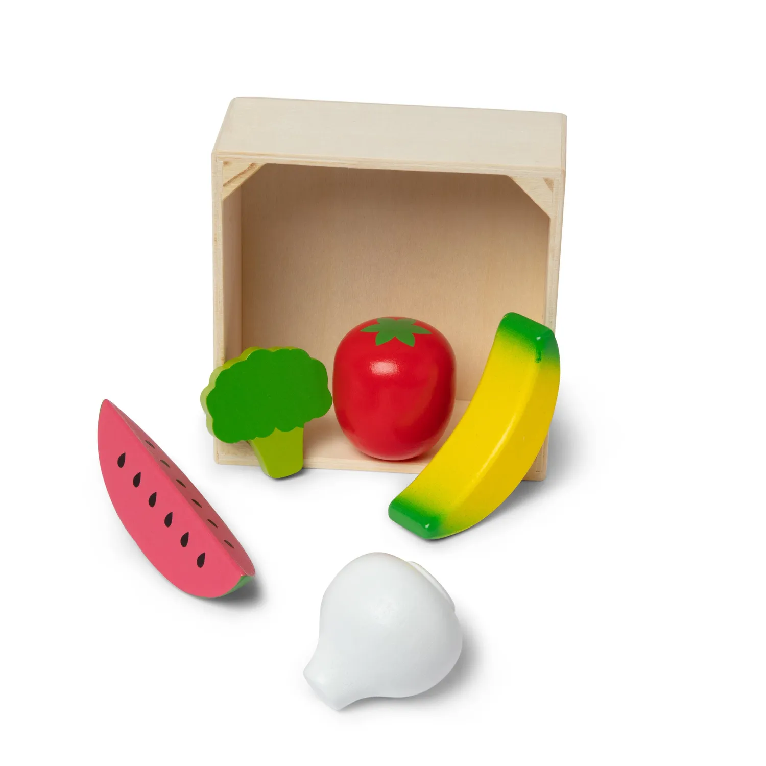 Melissa & Doug Food Groups Obst Gemüse Holzset