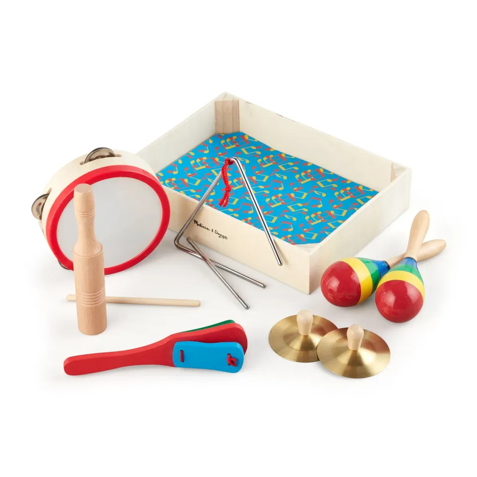 Melissa & Doug Band-in-a-Box Musikinstrumente 10-teilig