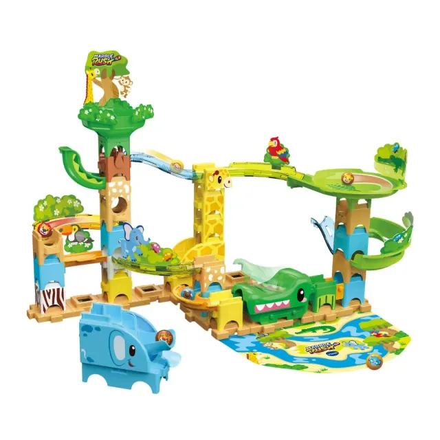 VTech Marble Rush J100 Tierisches Action-Set Kugelbahn 58-tlg.