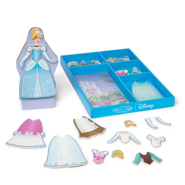 Melissa & Doug Disney Cinderella Magnetspiel Holz 30-teilig