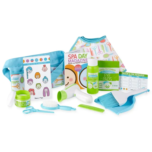 Melissa and Doug Love Your Look Salon & Spa Play Set Friseur 16-teilig