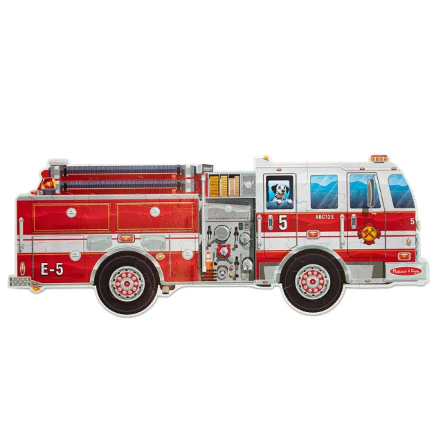 Melissa & Doug Giant Fire Truck Bodenpuzzle 24 Teile XXL