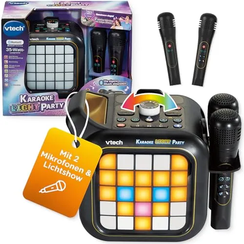 VTech Karaoke Light Party Bluetooth 2 Mikrofone Kinder