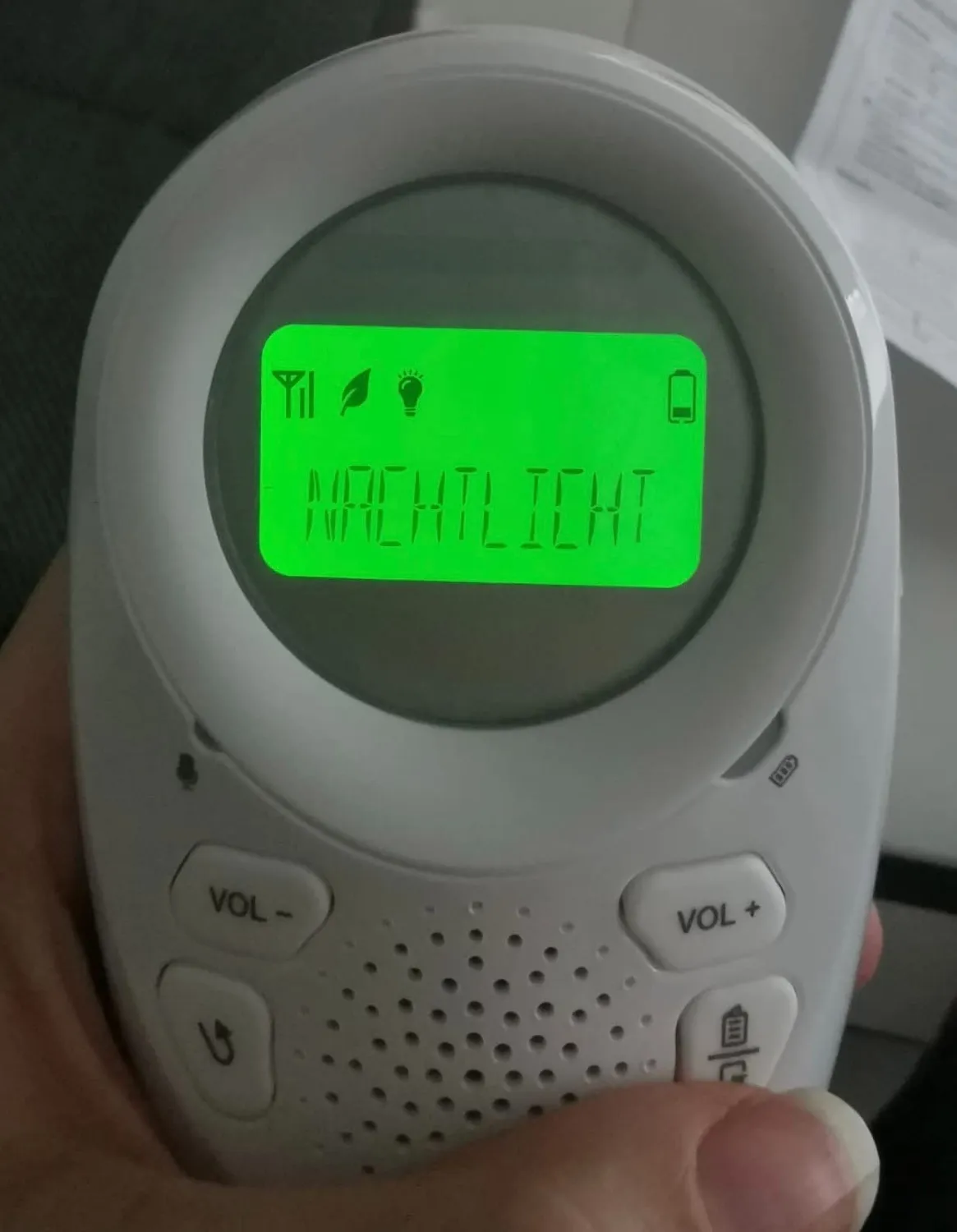 VTech DM1212 Audio-Babyphon DECT Gegensprechen Nachtlicht