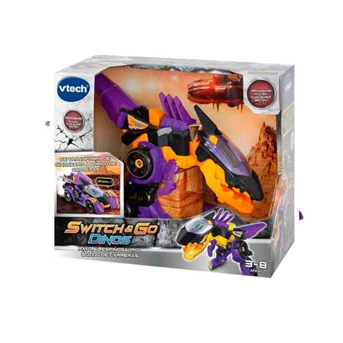 VTech Switch & Go Dinos Rayo Spinosaurus Dino-Auto lila