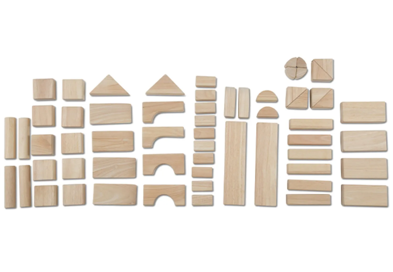 Melissa & Doug Standard Unit Blocks Bauklötze 60 Holz
