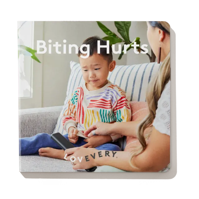 Lovevery Biting Hurts Pappbuch ab 1 Jahr Englisch