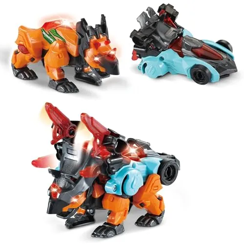 VTech Switch & Go Dinos Combo Triceratops Dino-Auto 2in1