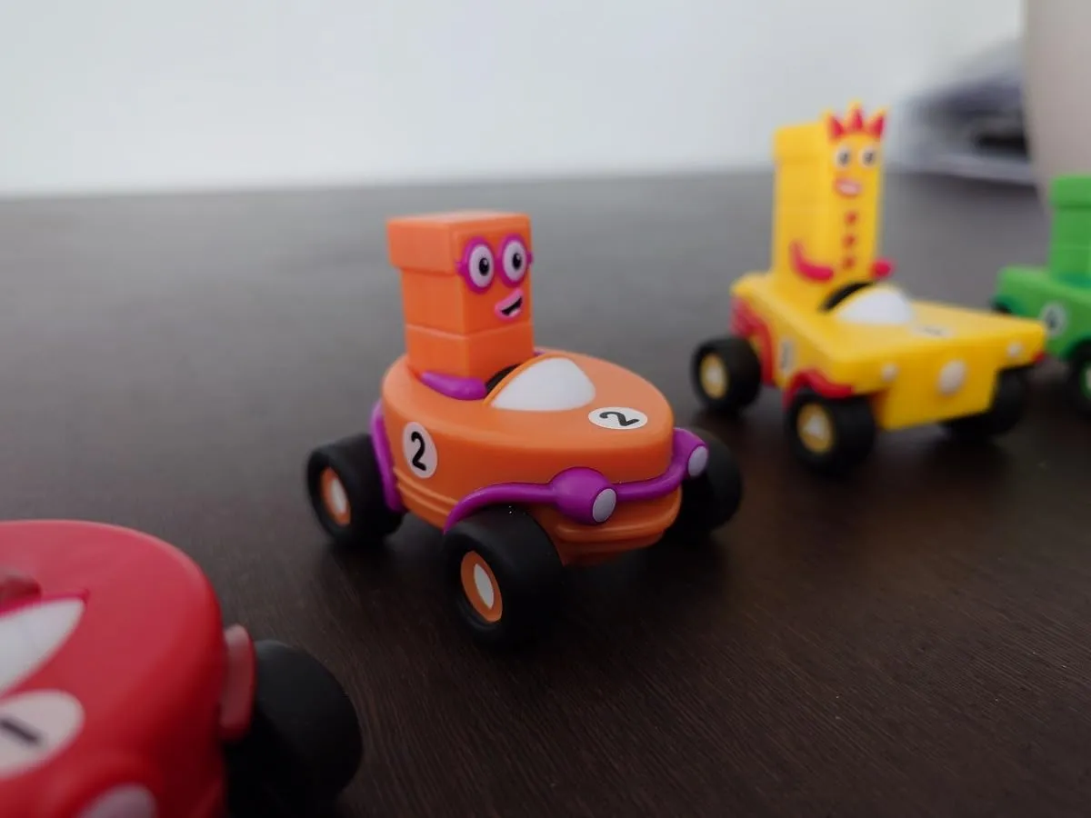 Learning Resources Numberblocks Mini-Autoset Fahrzeuge 5er Set
